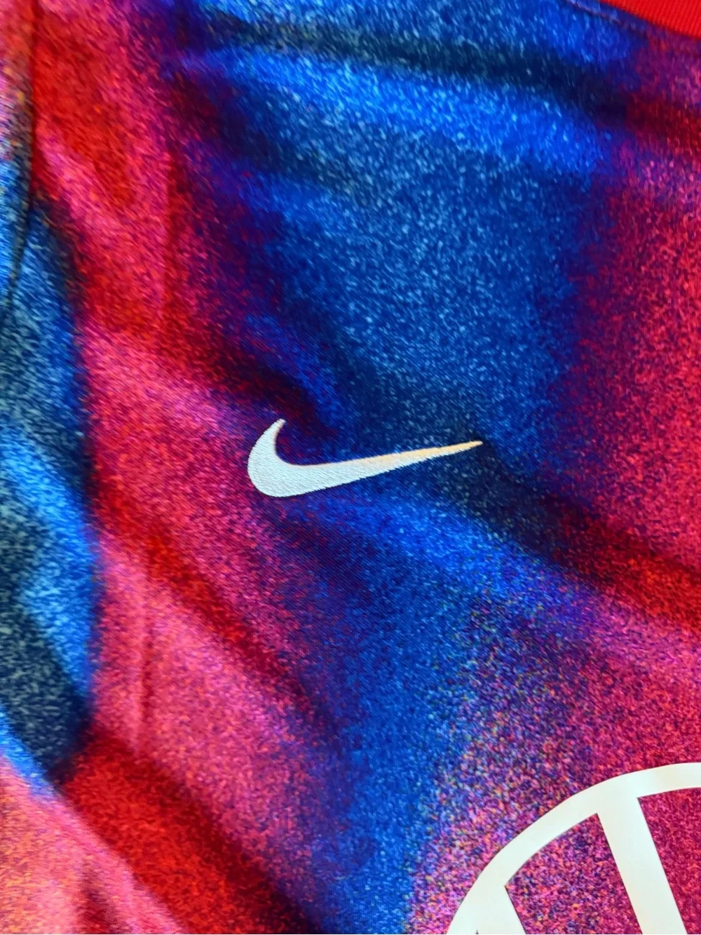 Nike USA Red & Blue Soccer Jersey SLIM FIT